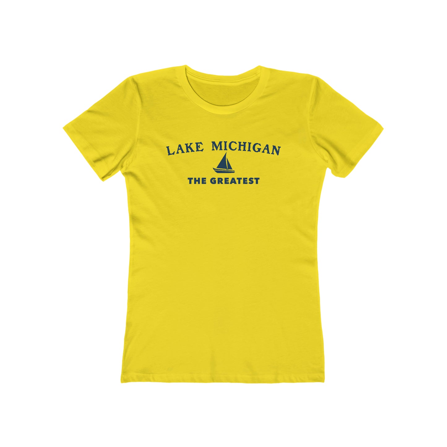 'Lake Michigan The Greatest' T-Shirt | Women's Boyfriend Cut