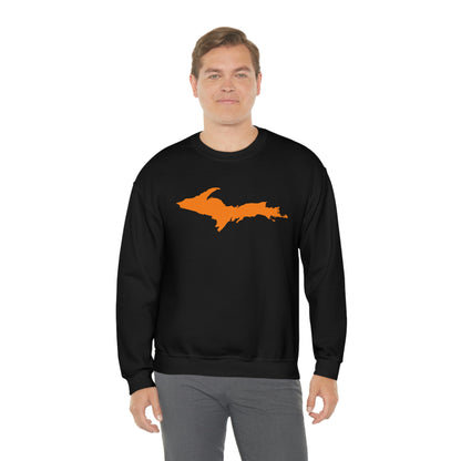 Michigan Upper Peninsula Sweatshirt (w/ Orange UP Outline) | Unisex Standard