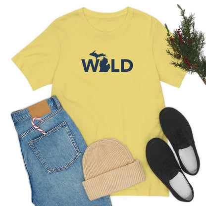 Michigan 'Wild' T-Shirt (Geometric Sans Font) | Unisex Standard Fit