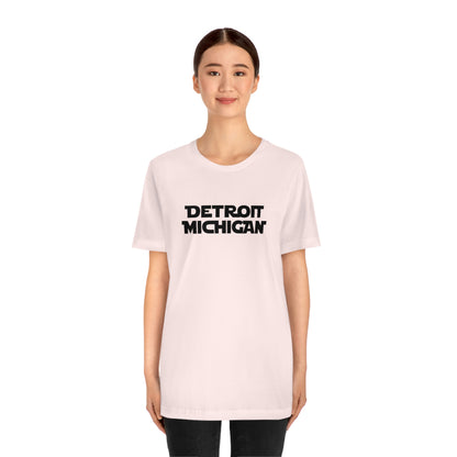 'Detroit Michigan' T-Shirt (1970s Epic Sci-Fi Parody) | Unisex Standard Fit