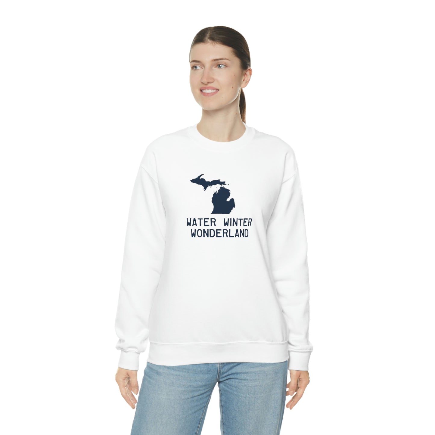 Michigan 'Water Winter Wonderland' Sweatshirt | Unisex Standard