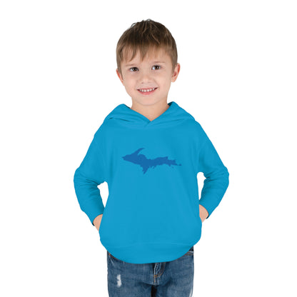 Michigan Upper Peninsula Hoodie (w/ Azure UP Outline) | Unisex Toddler