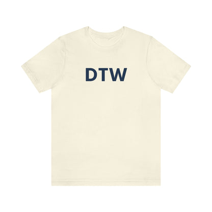 Detroit 'DTW' T-Shirt | Unisex Standard Fit