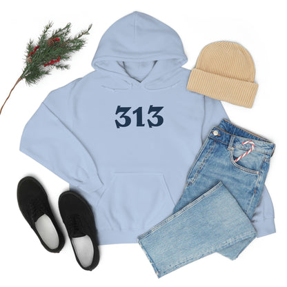 Detroit '313' Hoodie (Angry Serif Font) | Unisex Standard