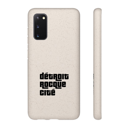 'Détroit Rocque Cité' Phone Cases (1970s Font) | Android & iPhone