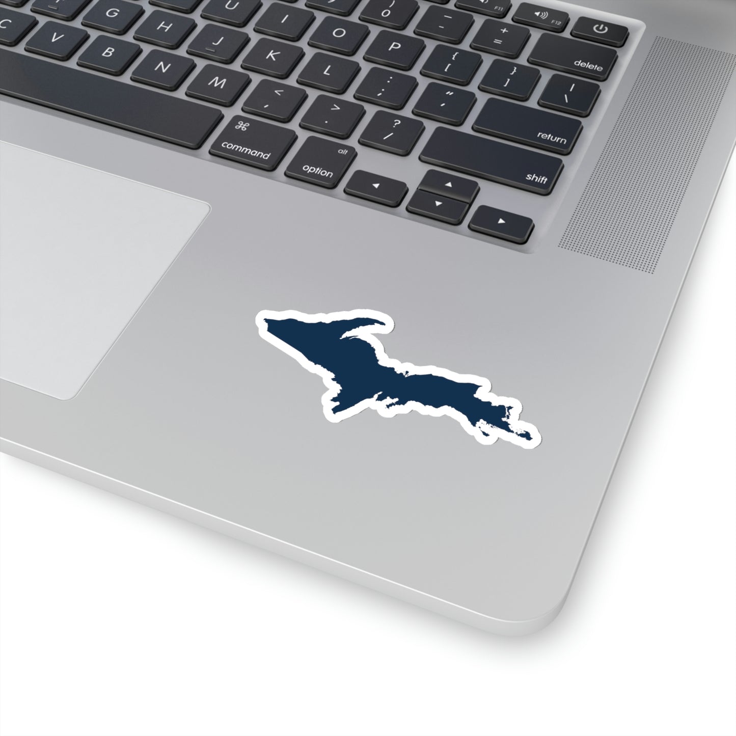 Michigan Upper Peninsula Kiss-Cut Sticker (w/ Navy UP Outline)