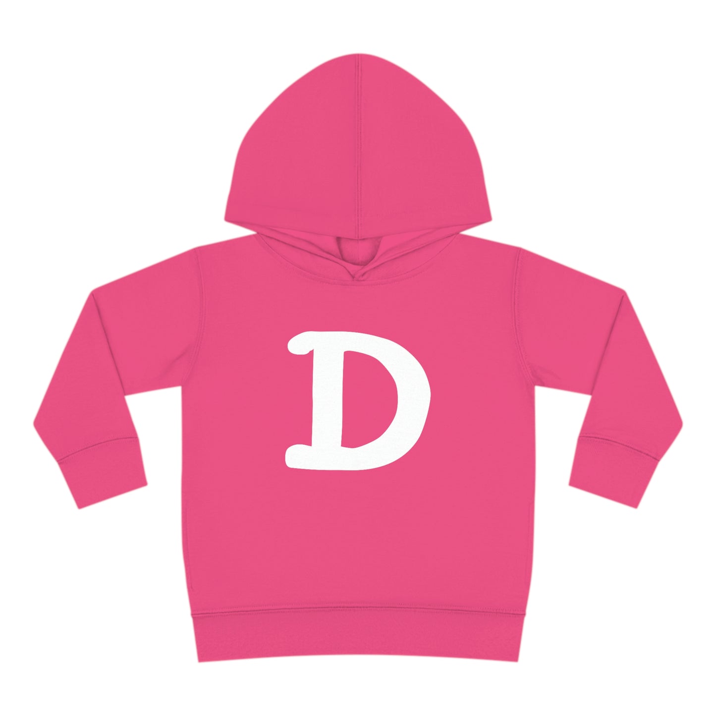 Detroit 'Old French D' Hoodie (White/Navy Full Body Outline) | Unisex Toddler