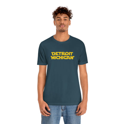 'Detroit Michigan' T-Shirt (1970s Epic Sci-Fi Parody) | Unisex Standard Fit