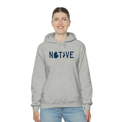 Michigan 'Native' Hoodie (Licence Plate Font) | Unisex Standard