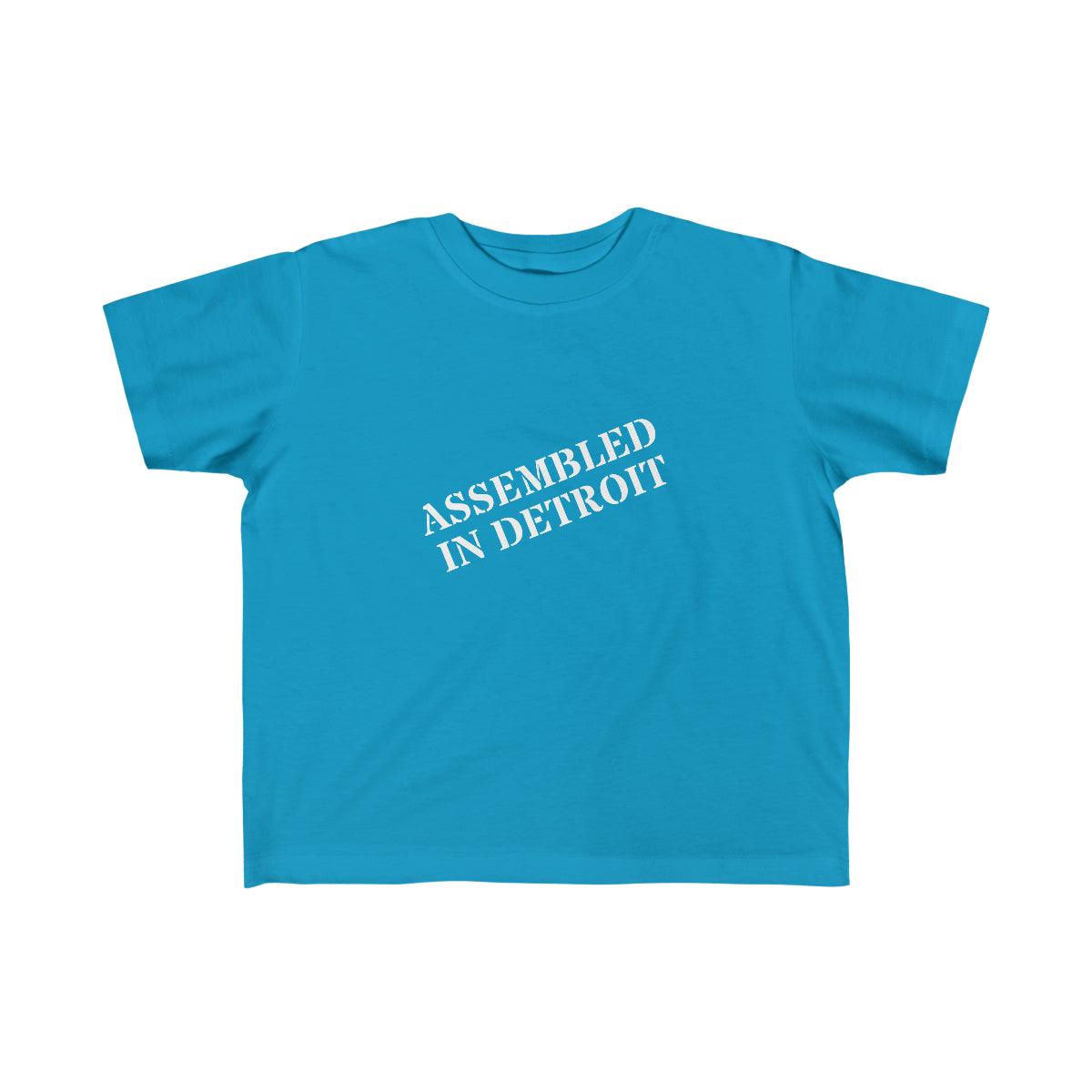 'Assembled in Detroit' T-Shirt | Toddler Short Sleeve - Circumspice Michigan