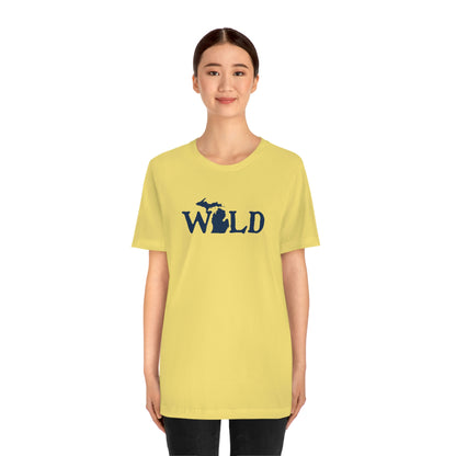 Michigan 'Wild' T-Shirt (Woodcut Font) | Unisex Standard Fit