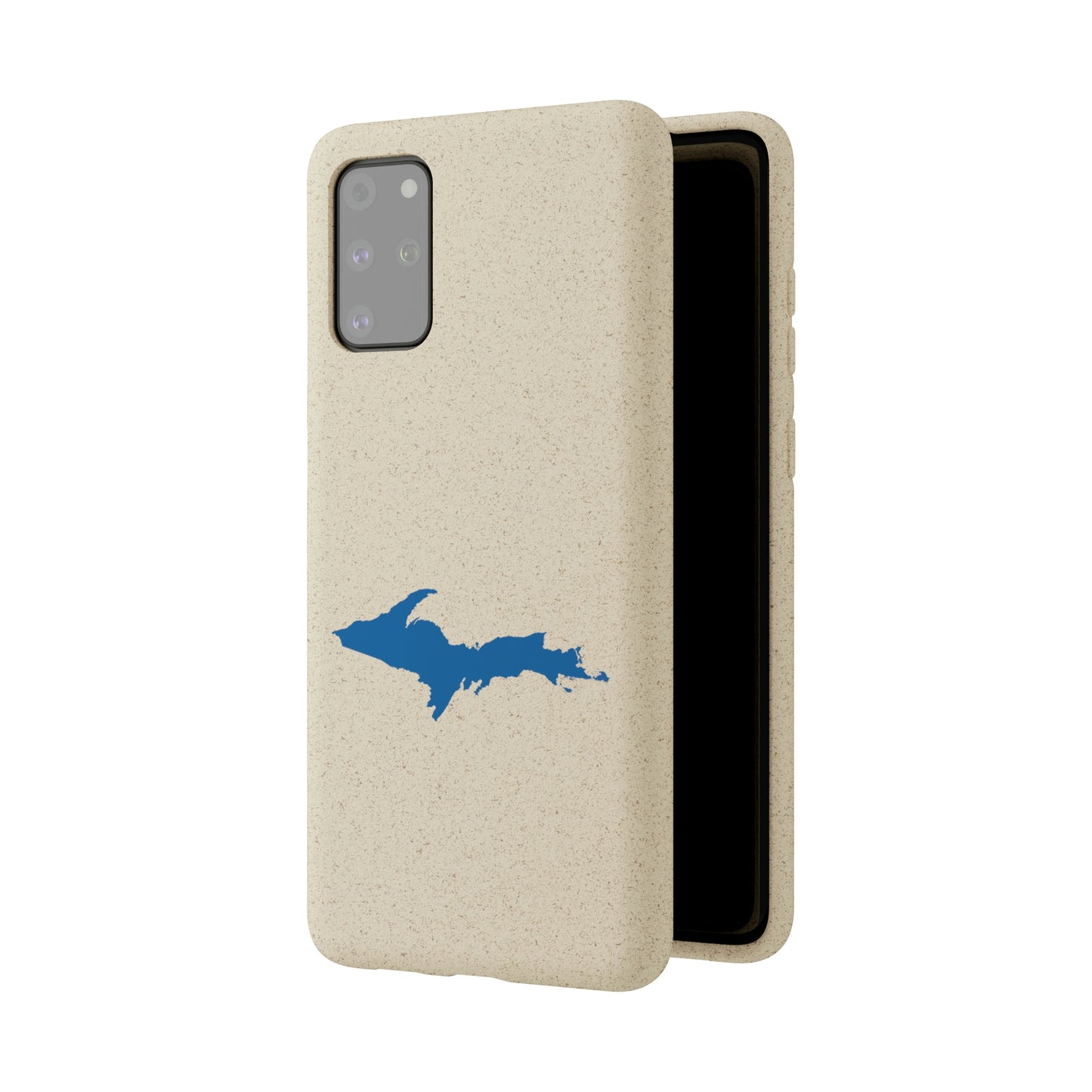 Michigan Upper Peninsula Biodegradable Phone Cases (w/ Azure UP Outline) | Samsung Android