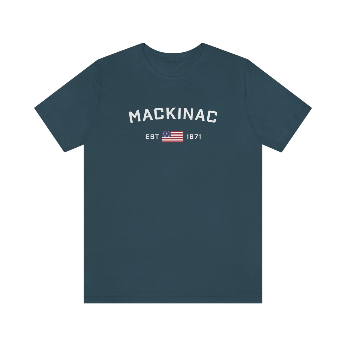 'Mackinac EST 1671' T-Shirt | Unisex Standard Fit