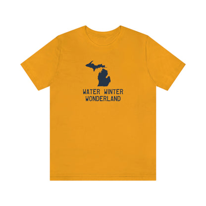 Michigan 'Water Winter Wonderland' T-Shirt | Unisex Standard Fit