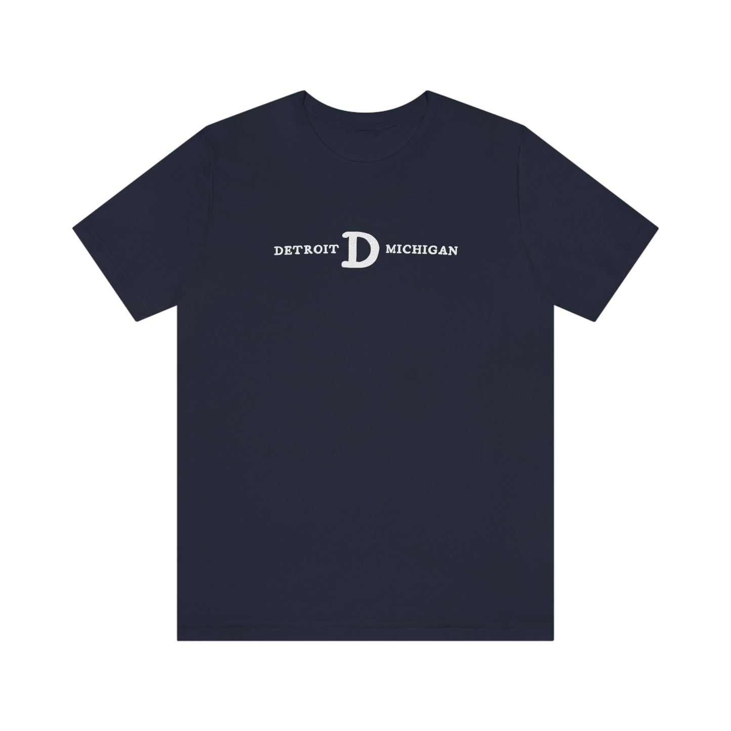 'Detroit Michigan' T-Shirt (w/ Old French D) | Unisex Standard Fit