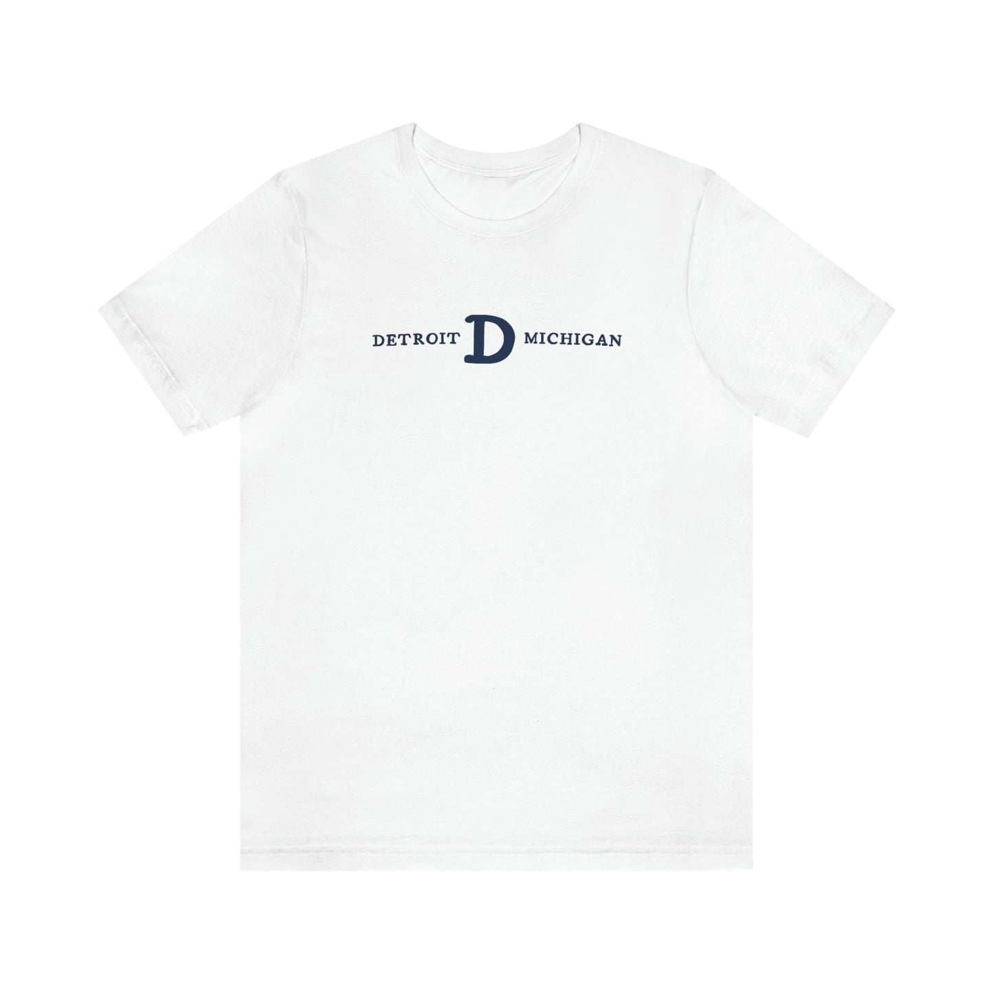 'Detroit Michigan' T-Shirt (w/ Old French D) | Unisex Standard Fit