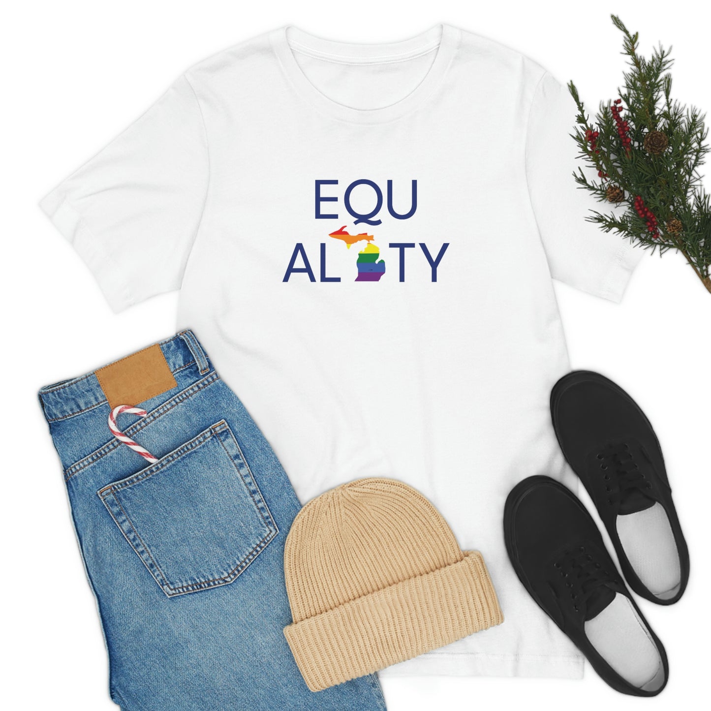 'Equality' Michigan LGBTQ Pride T-Shirt | Unisex Standard Cut