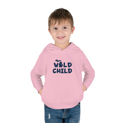 Michigan 'Wild Child' Hoodie (Whimsical Sans Font) | Unisex Toddler