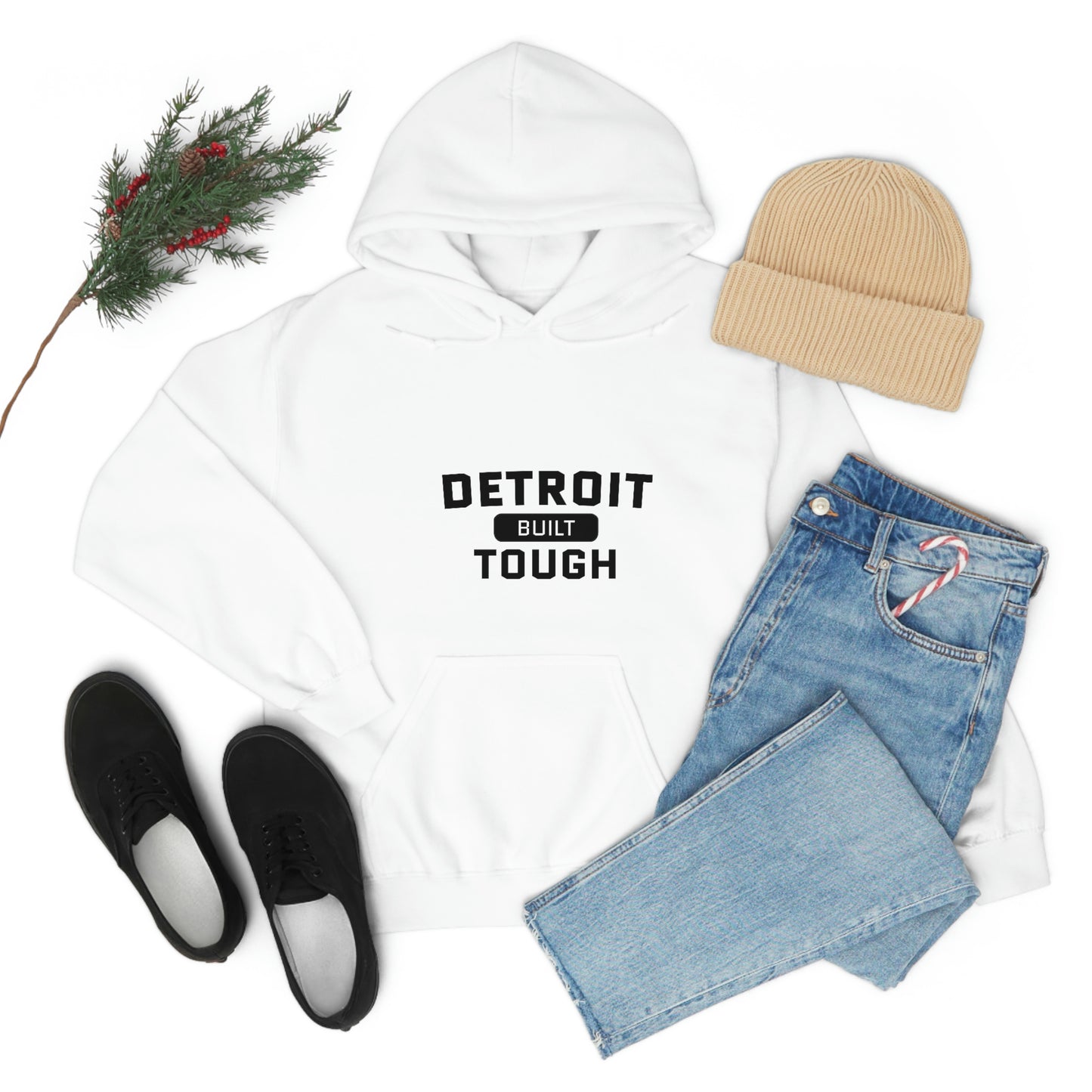 'Built Detroit Tough' Hoodie | Unisex Standard