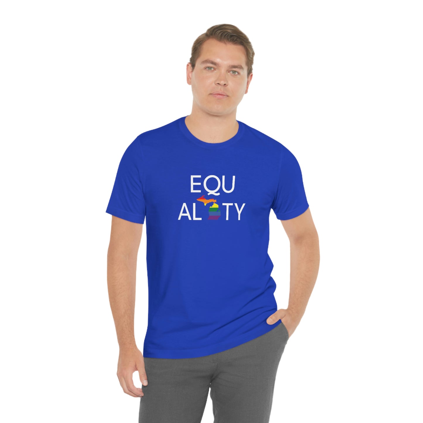 'Equality' Michigan LGBTQ Pride T-Shirt | Unisex Standard Cut