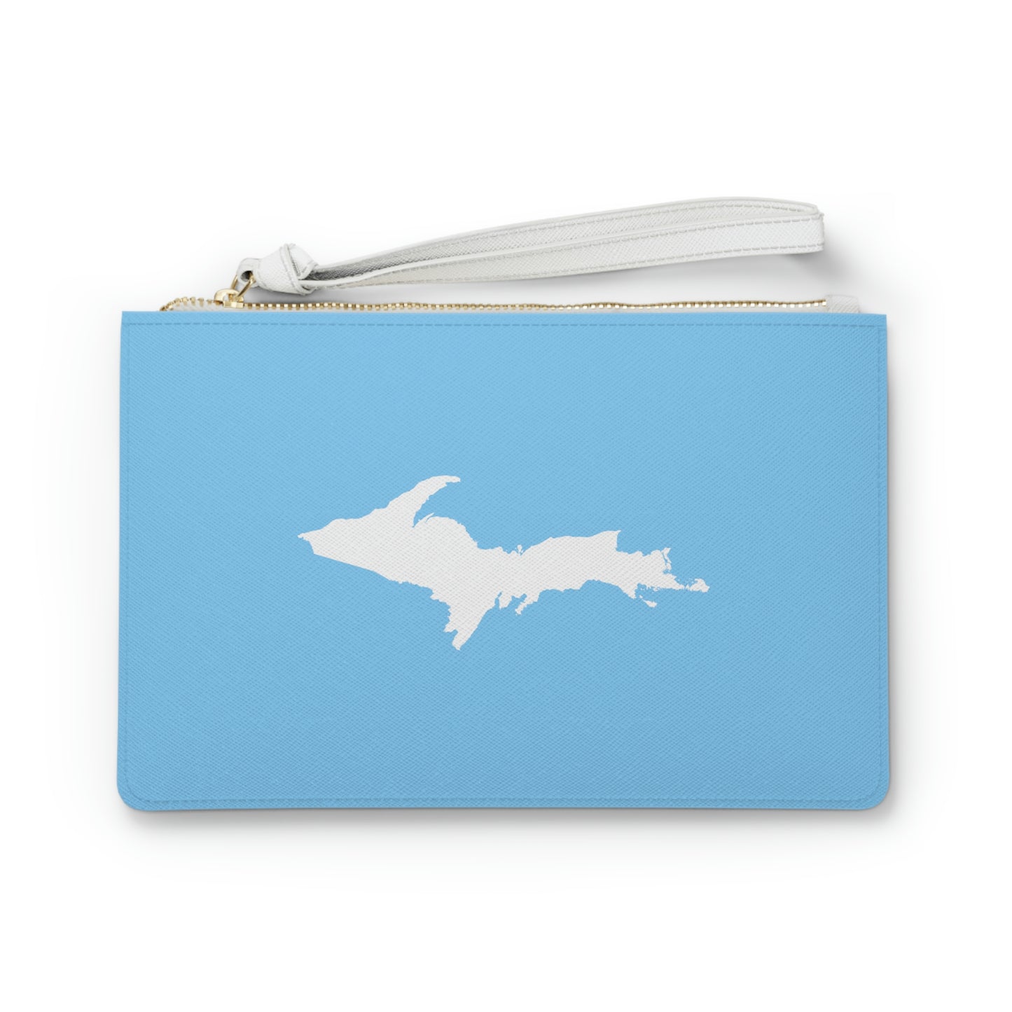 Michigan Upper Peninsula Clutch Bag (DTW Blue w/UP Outline)