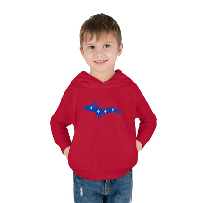 Michigan Upper Peninsula Hoodie (w/ UP Quebec Flag Outline) | Unisex Toddler