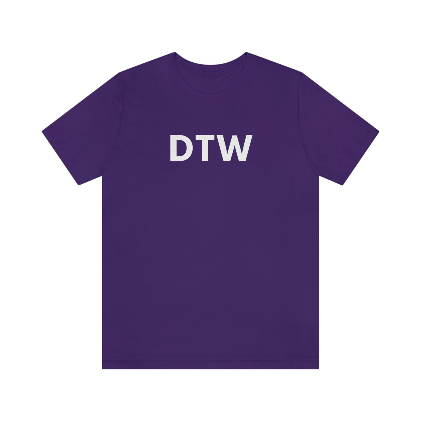 Detroit 'DTW' T-Shirt | Unisex Standard Fit