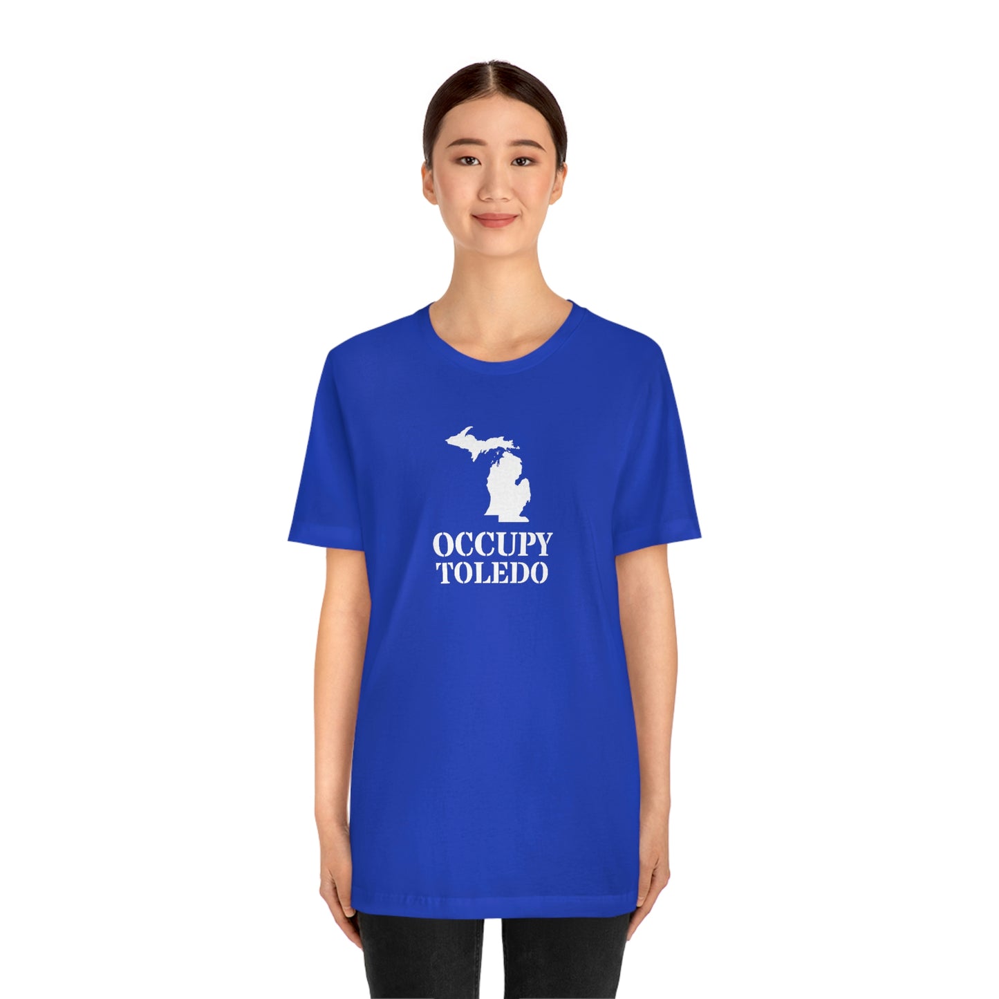 'Occupy Toledo' T-Shirt (w/ Corrected Michigan Outline) | Unisex Standard Fit