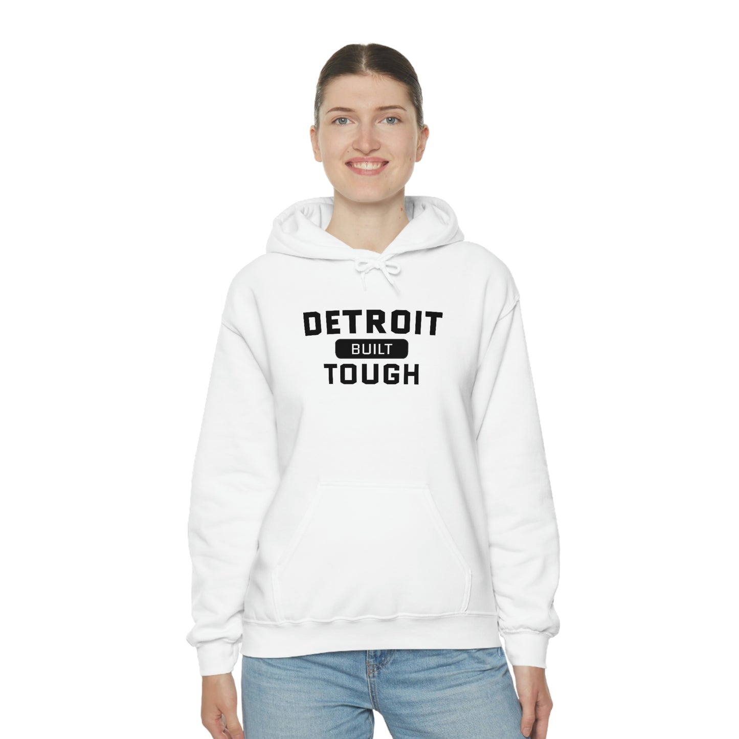 'Built Detroit Tough' Hoodie | Unisex Standard