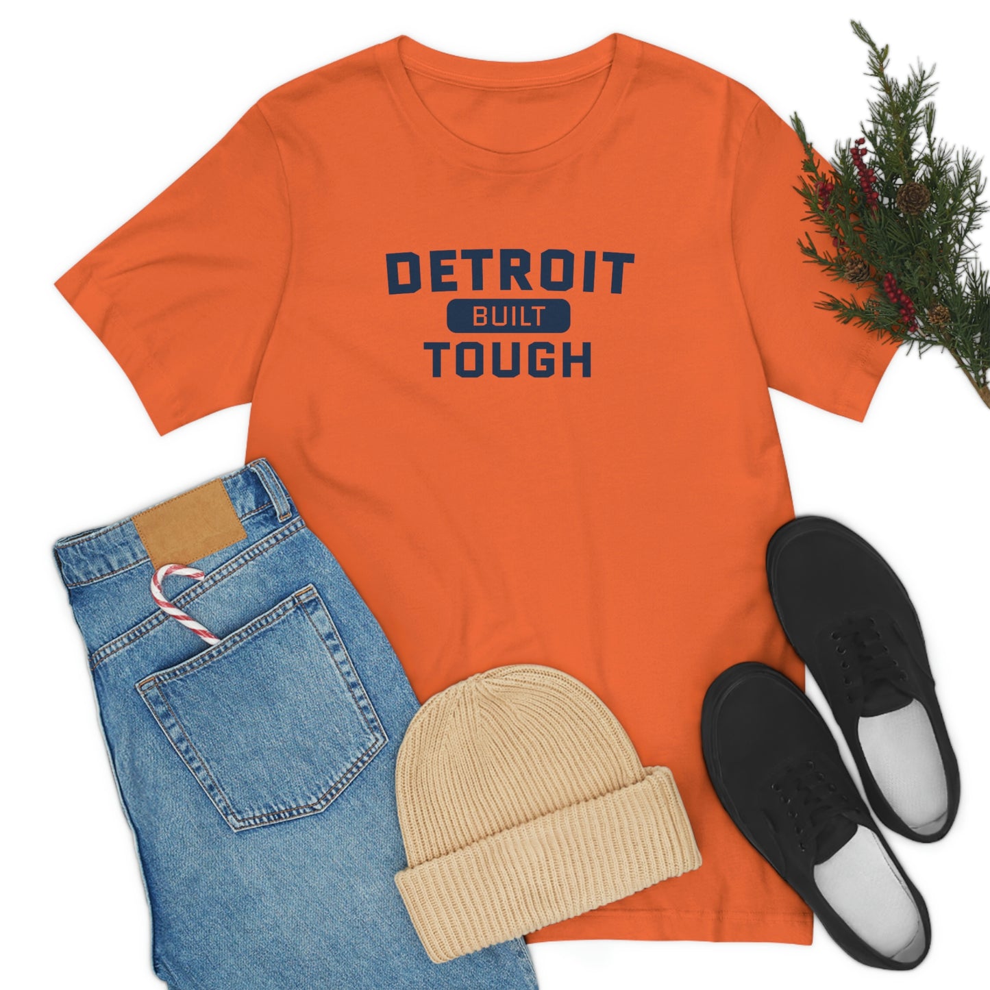 'Built Detroit Tough' T-Shirt | Unisex Standard Fit