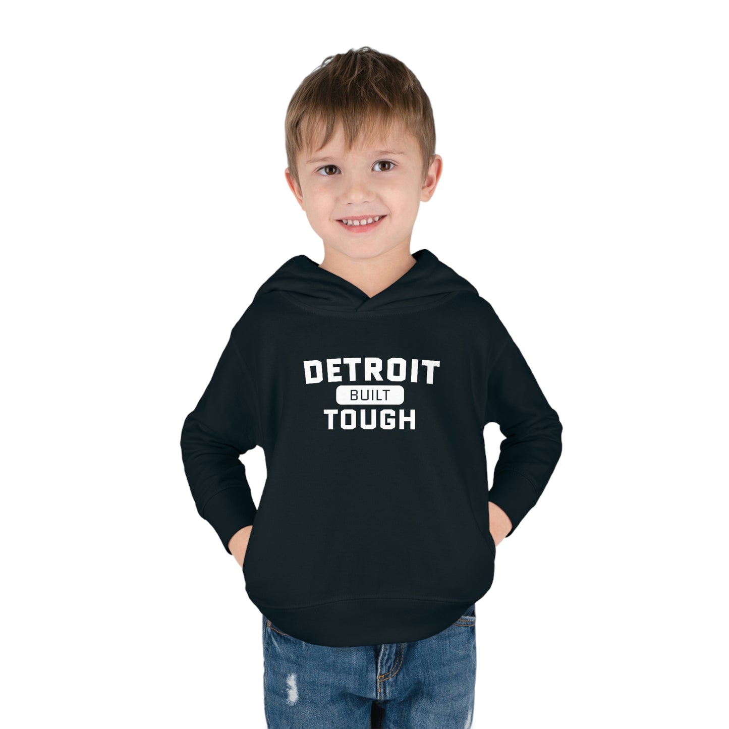 'Built Detroit Tough' Hoodie | Unisex Toddler