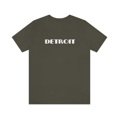 'Detroit' T-Shirt (Art Deco Font) | Unisex Standard Fit