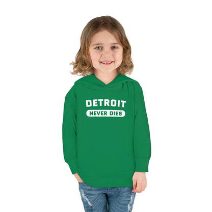 'Detroit Never Dies' Hoodie | Unisex Toddler