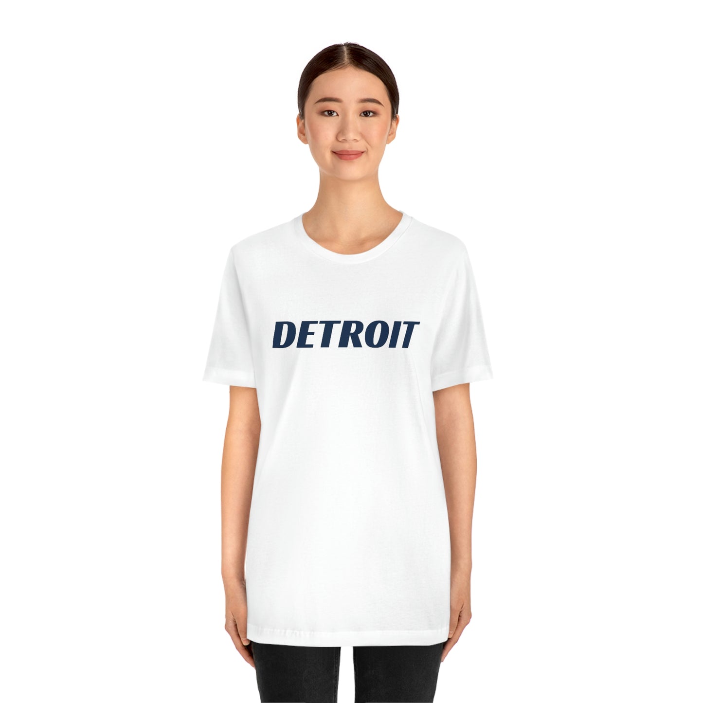 'Detroit' T-Shirt (Racing Font) | Unisex Standard Fit