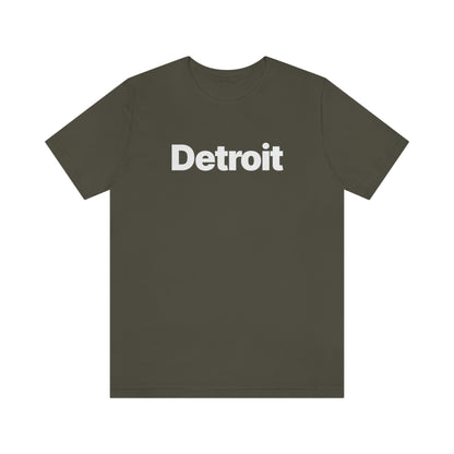 'Detroit' T-Shirt (Small SUV Parody Font) | Unisex Standard Fit