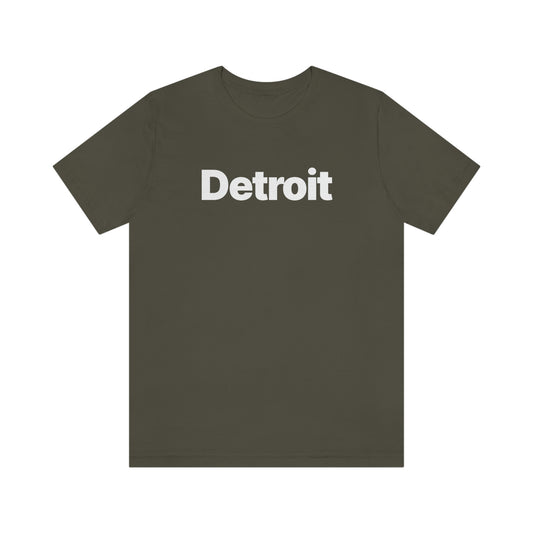 'Detroit' T-Shirt (Small SUV Parody Font) | Unisex Standard Fit