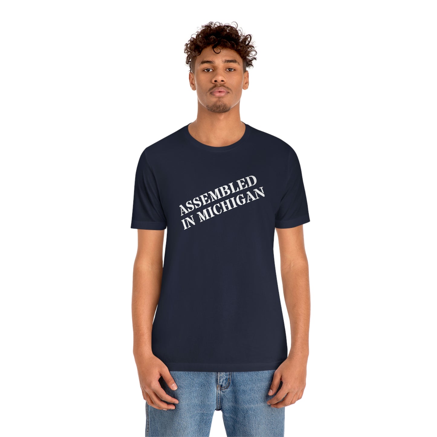 'Assembled in Michigan' T-Shirt | Unisex Standard Fit