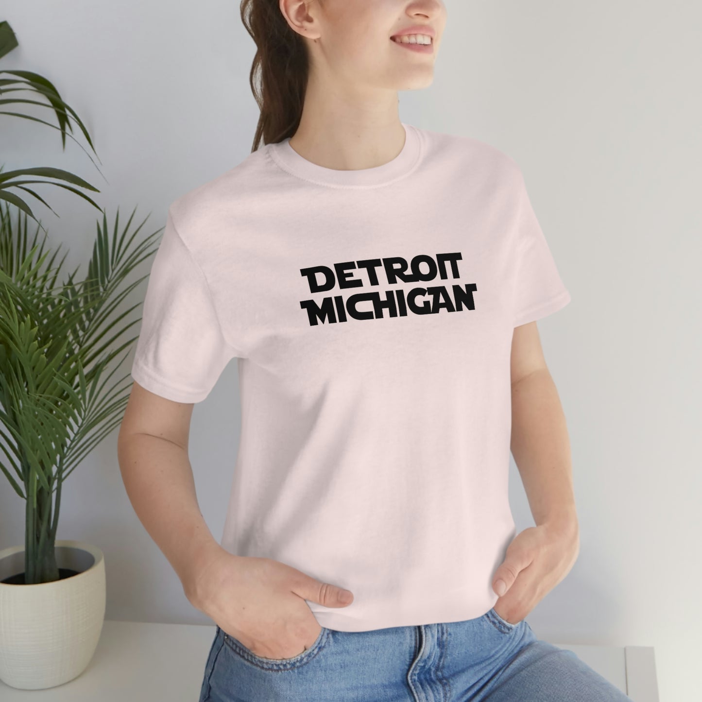 'Detroit Michigan' T-Shirt (1970s Epic Sci-Fi Parody) | Unisex Standard Fit