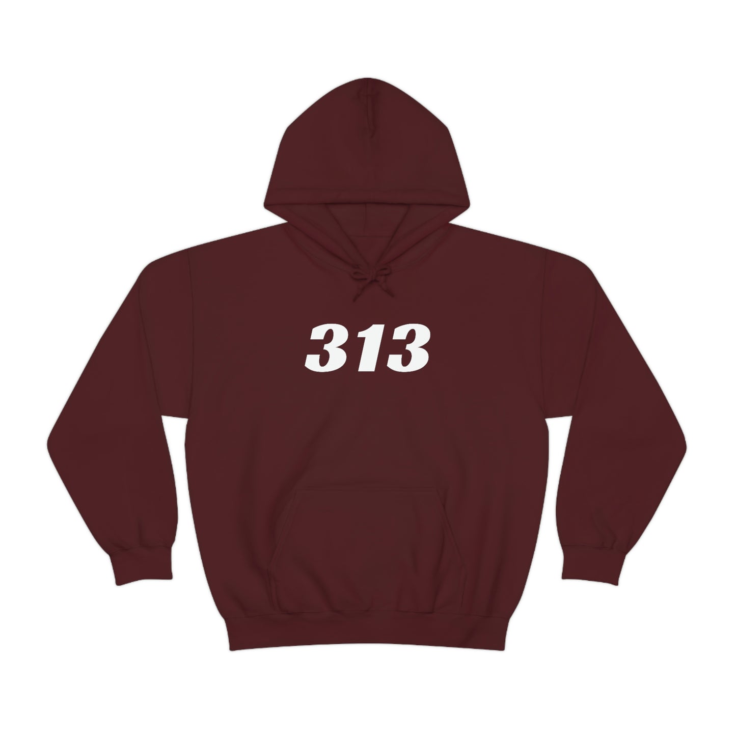 Detroit '313' Hoodie (Racing Font) | Unisex Standard