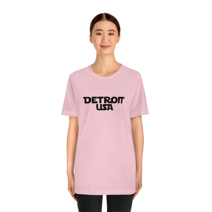 'Detroit USA' T-Shirt (1970s Epic Sci-Fi Parody) | Unisex Standard Fit