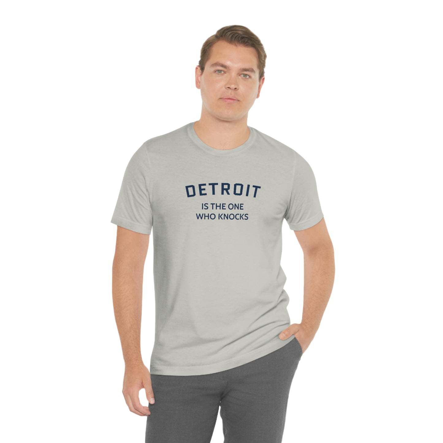 'Detroit is the One Who Knocks' T-Shirt | Unisex Standard Fit