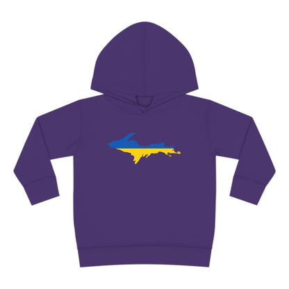 Michigan Upper Peninsula Hoodie (w/ UP Ukraine Flag Outline) | Unisex Toddler