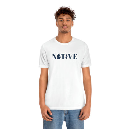 Michigan 'Native' T-Shirt (Didone Font) | Unisex Standard Fit