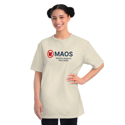 'MAOS Mothers Against Ohio State' T-Shirt (Non-Profit Parody) | Organic Unisex