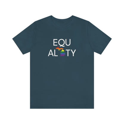 'Equality' Michigan LGBTQ Pride T-Shirt | Unisex Standard Cut