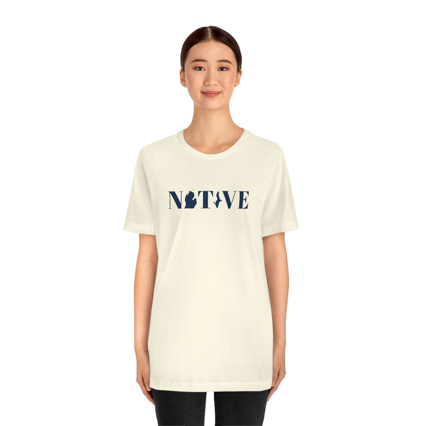 Michigan 'Native' T-Shirt (Didone Font) | Unisex Standard Fit