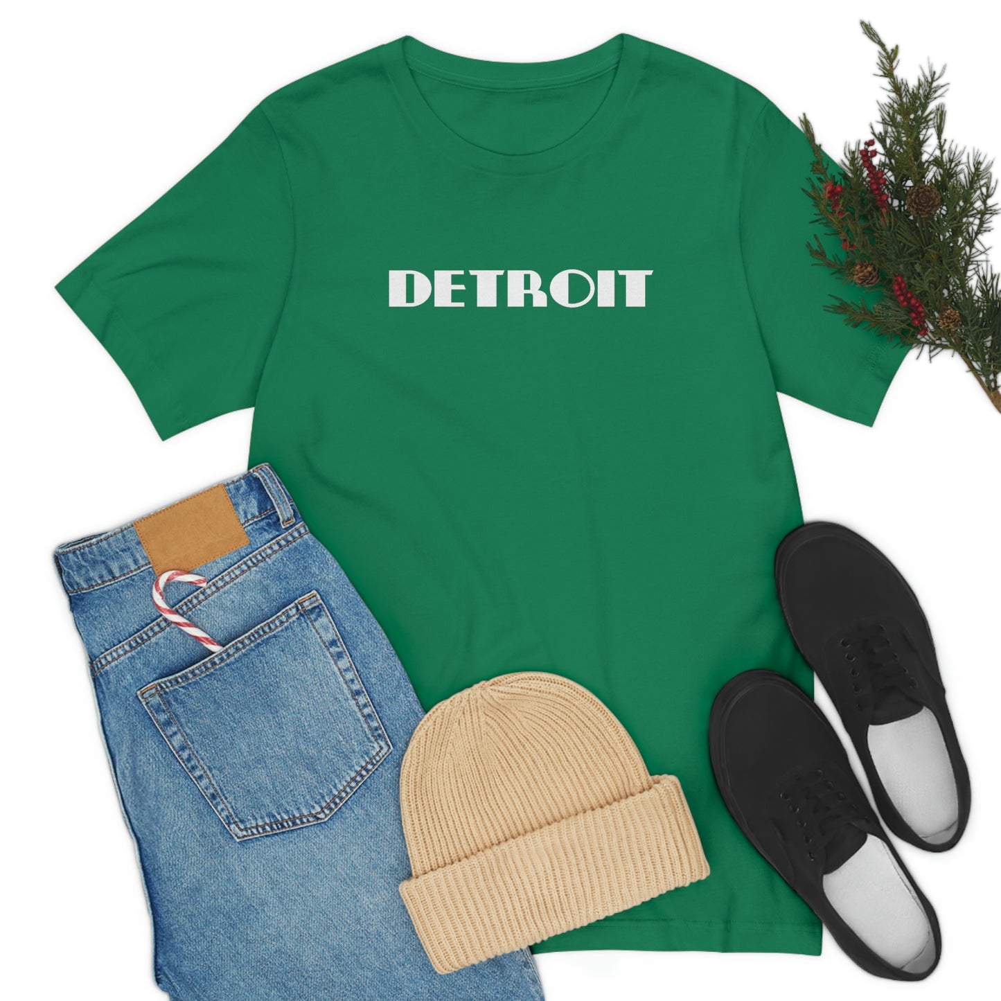 'Detroit' T-Shirt (Art Deco Font) | Unisex Standard Fit