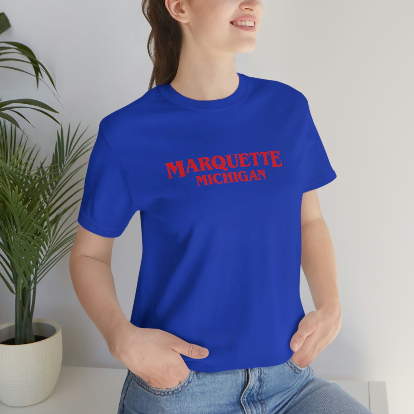 'Marquette Michigan' ' T-Shirt (1980s Drama Parody) | Unisex Standard Fit