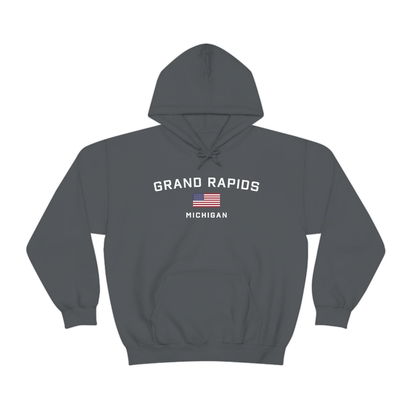 'Grand Rapids Michigan' (w/USA Flag Outline) | Unisex Standard