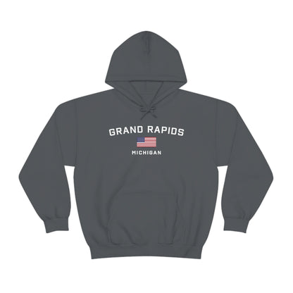 'Grand Rapids Michigan' (w/USA Flag Outline) | Unisex Standard